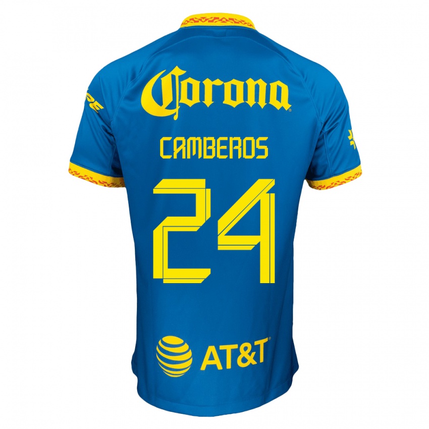 Herren Scarlett Camberos #24 Blau Auswärtstrikot Trikot 2023/24 T-Shirt