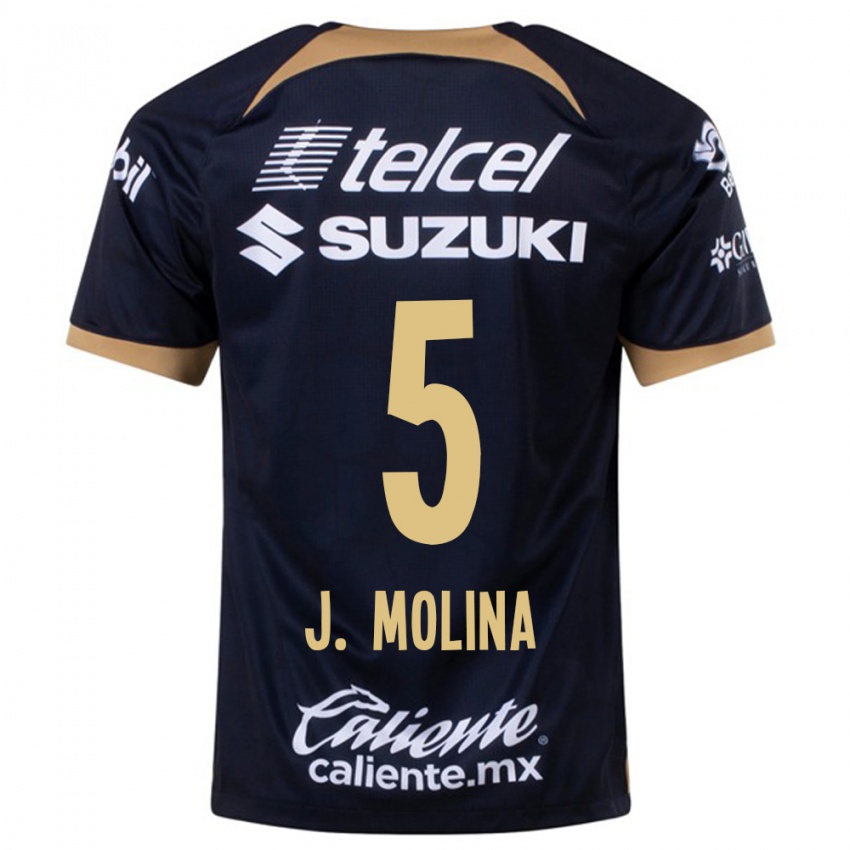 Herren Jesús Molina #5 Dunkelblau Auswärtstrikot Trikot 2023/24 T-Shirt