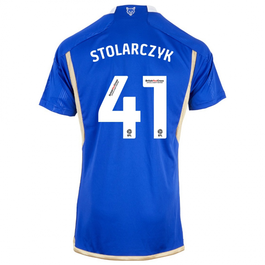 Damen Jakub Stolarczyk #41 Königsblau Heimtrikot Trikot 2023/24 T-Shirt
