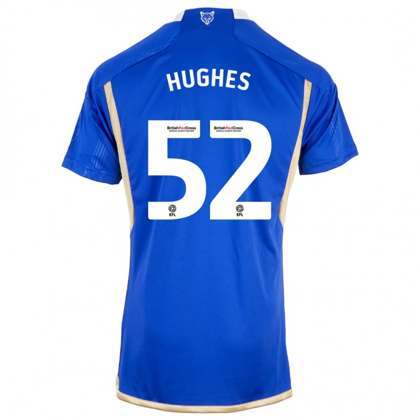 Damen Iestyn Hughes #52 Königsblau Heimtrikot Trikot 2023/24 T-Shirt