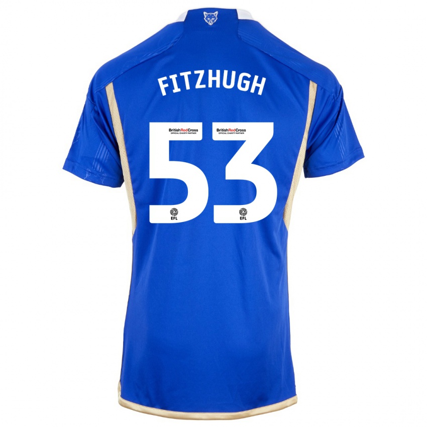Damen Ethan Fitzhugh #53 Königsblau Heimtrikot Trikot 2023/24 T-Shirt