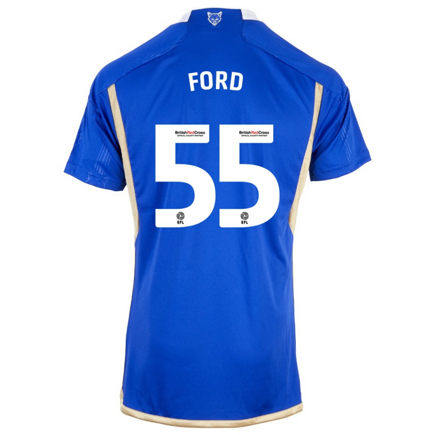 Damen Harvey Godsmark Ford #55 Königsblau Heimtrikot Trikot 2023/24 T-Shirt