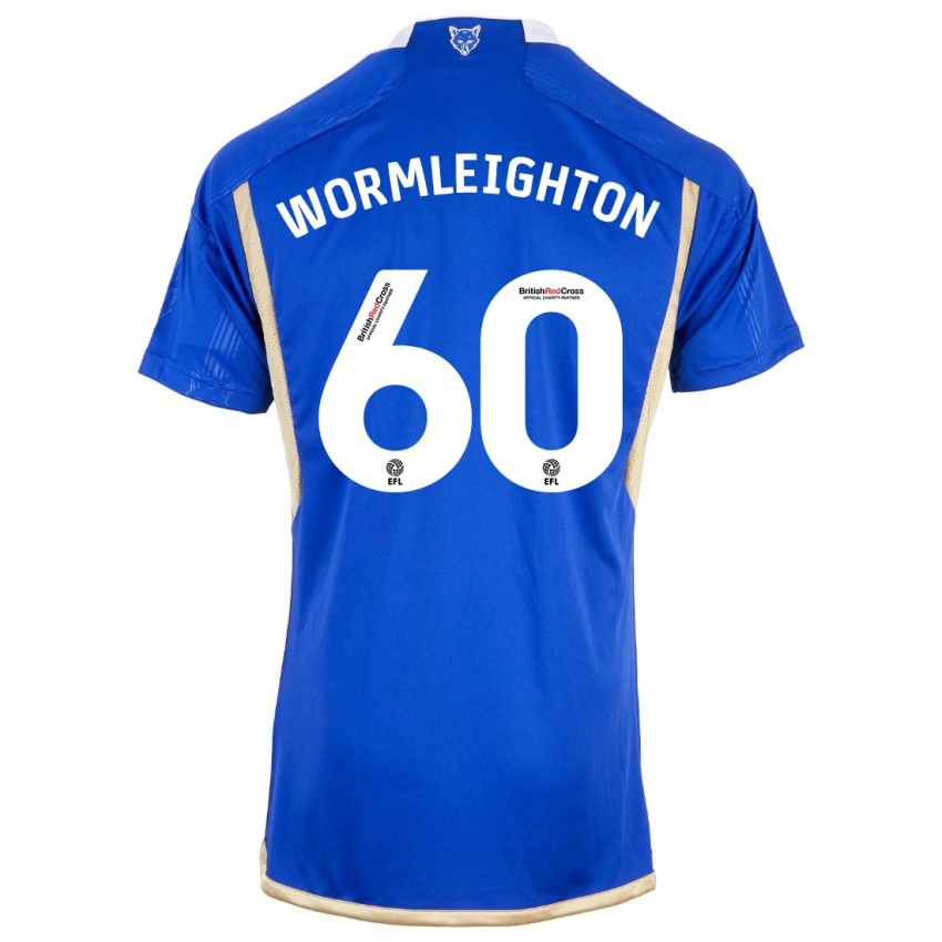 Damen Joe Wormleighton #60 Königsblau Heimtrikot Trikot 2023/24 T-Shirt