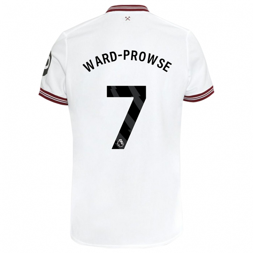 Damen James Ward-Prowse #7 Weiß Auswärtstrikot Trikot 2023/24 T-Shirt