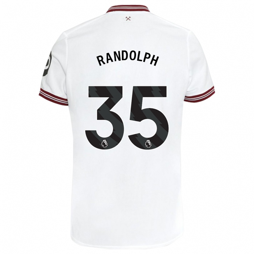 Damen Darren Randolph #35 Weiß Auswärtstrikot Trikot 2023/24 T-Shirt