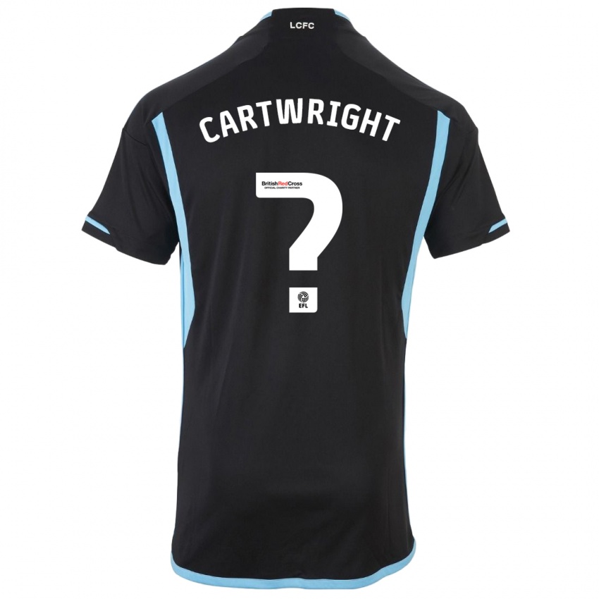 Damen Henry Cartwright #0 Schwarz Auswärtstrikot Trikot 2023/24 T-Shirt