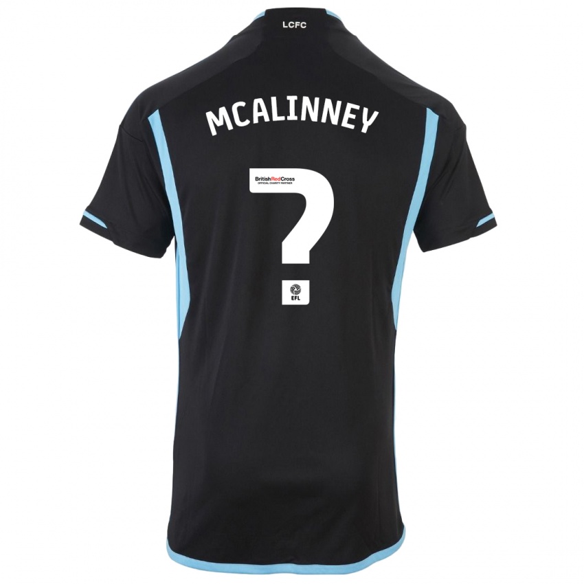 Damen Liam Mcalinney #0 Schwarz Auswärtstrikot Trikot 2023/24 T-Shirt