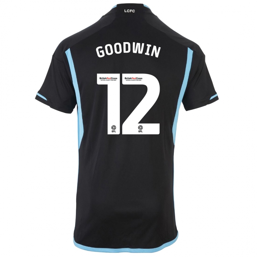 Damen Missy Goodwin #12 Schwarz Auswärtstrikot Trikot 2023/24 T-Shirt
