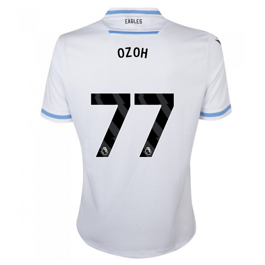 Damen David Ozoh #77 Weiß Auswärtstrikot Trikot 2023/24 T-Shirt