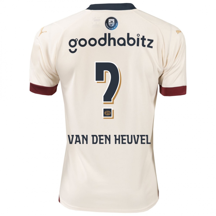 Damen Tim Van Den Heuvel #0 Cremefarben Auswärtstrikot Trikot 2023/24 T-Shirt