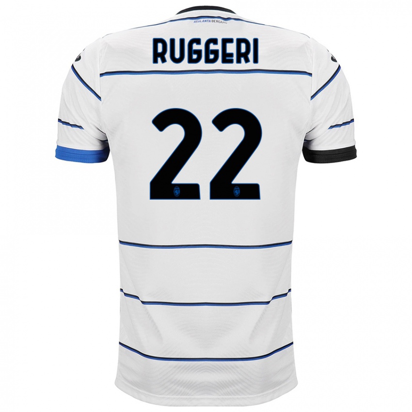 Damen Matteo Ruggeri #22 Weiß Auswärtstrikot Trikot 2023/24 T-Shirt