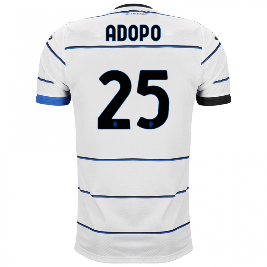 Damen Michel Adopo #25 Weiß Auswärtstrikot Trikot 2023/24 T-Shirt