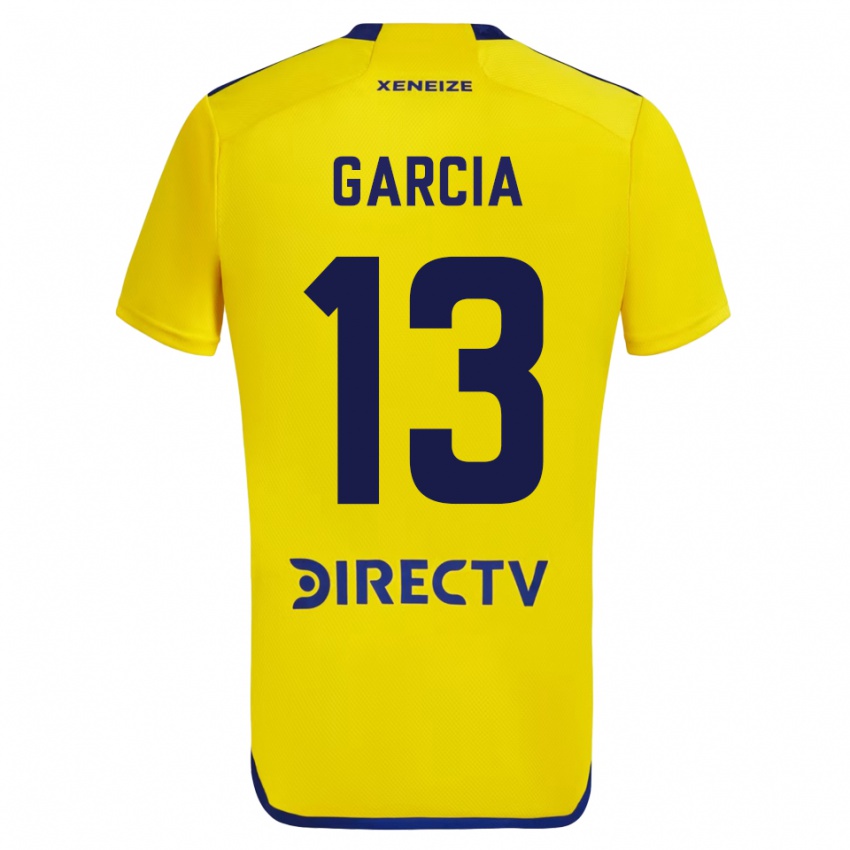 Damen Javier Garcia #13 Gelb Auswärtstrikot Trikot 2023/24 T-Shirt