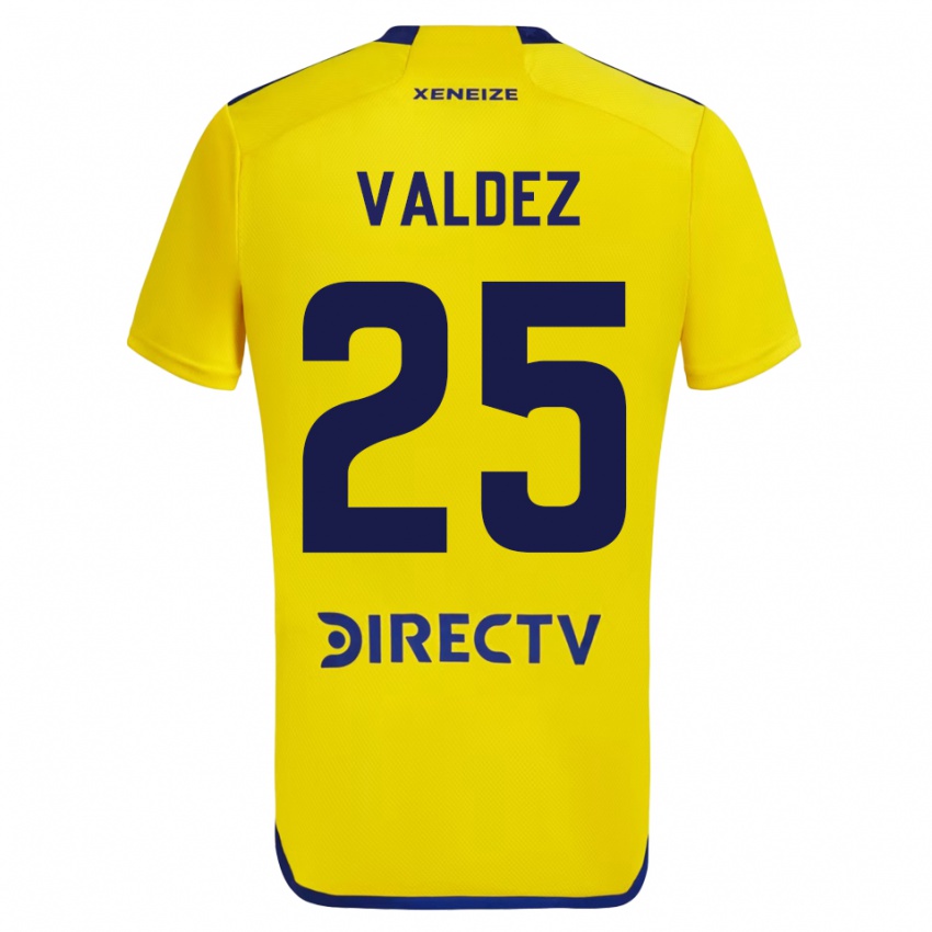 Damen Bruno Valdez #25 Gelb Auswärtstrikot Trikot 2023/24 T-Shirt