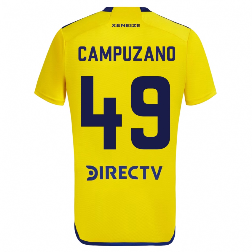Damen Jorman Campuzano #49 Gelb Auswärtstrikot Trikot 2023/24 T-Shirt