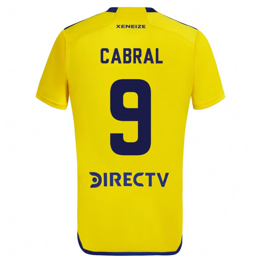 Damen Bruno Cabral #9 Gelb Auswärtstrikot Trikot 2023/24 T-Shirt