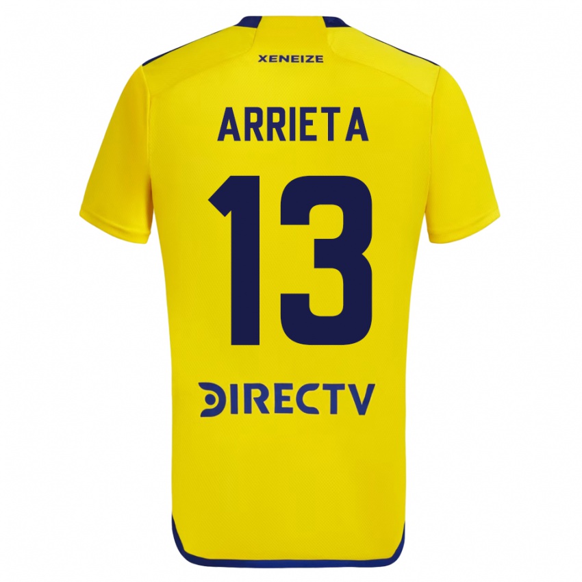 Damen Thomás Arrieta #13 Gelb Auswärtstrikot Trikot 2023/24 T-Shirt