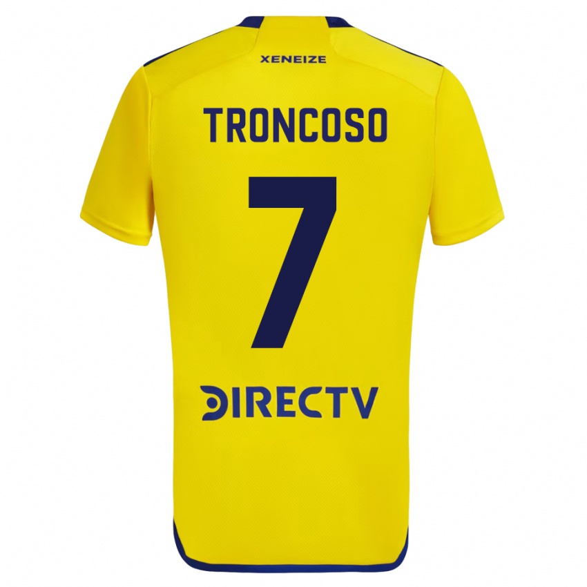Damen Carolina Troncoso #7 Gelb Auswärtstrikot Trikot 2023/24 T-Shirt