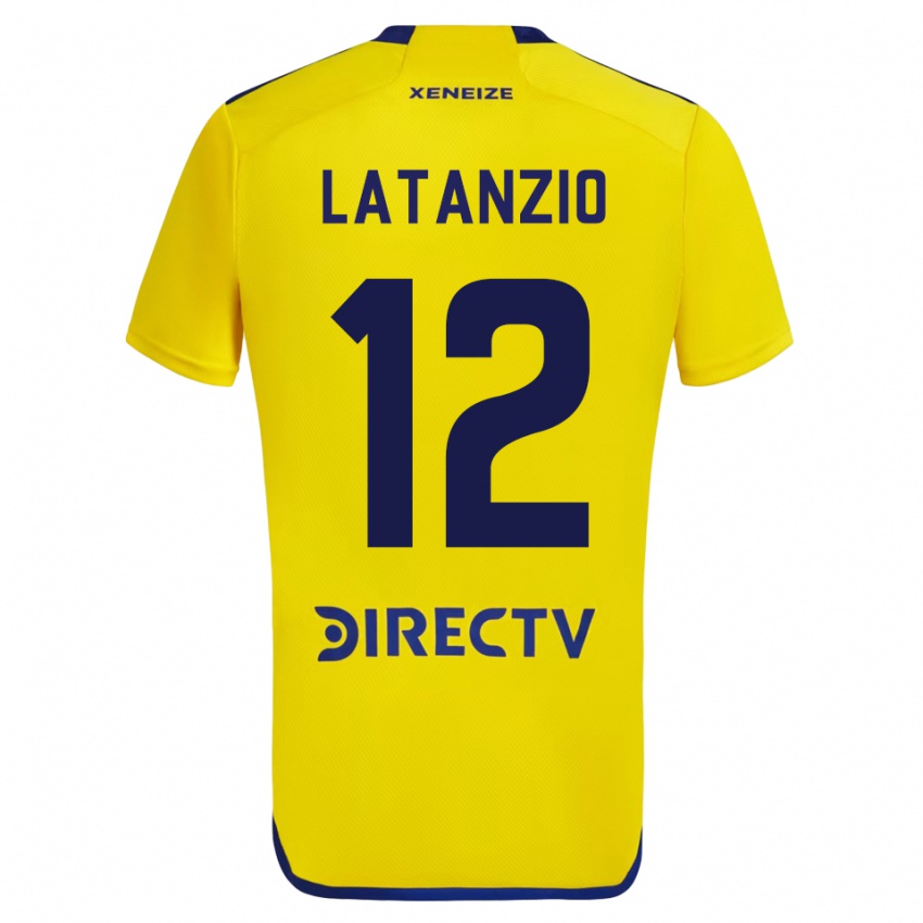 Damen Florencia Latanzio #12 Gelb Auswärtstrikot Trikot 2023/24 T-Shirt