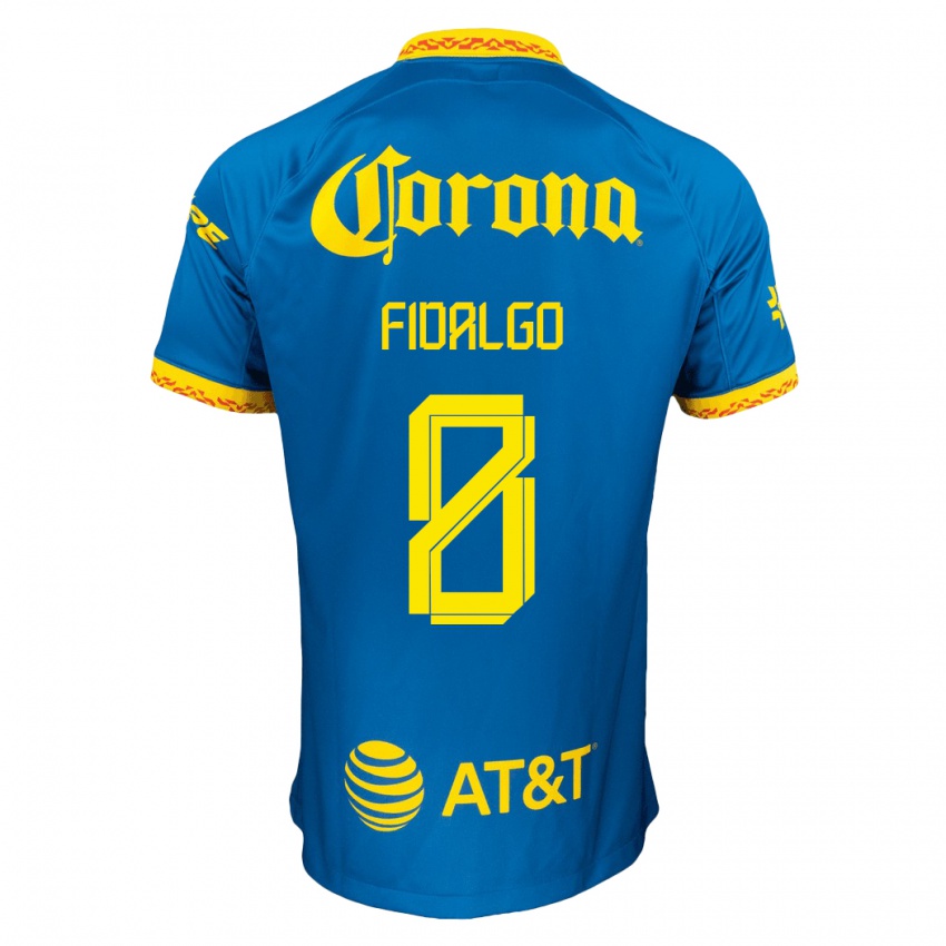 Damen Alvaro Fidalgo #8 Blau Auswärtstrikot Trikot 2023/24 T-Shirt