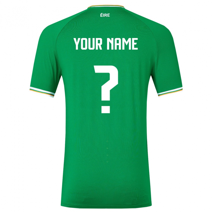 Kinder Irische Ihren Namen #0 Grün Heimtrikot Trikot 24-26 T-Shirt
