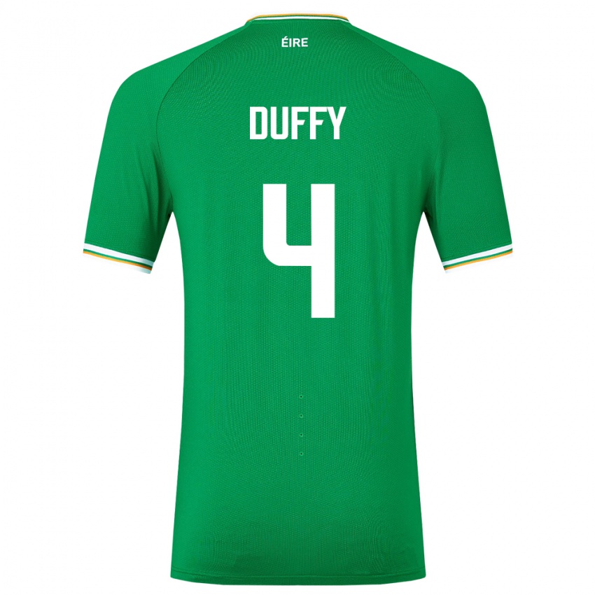 Kinder Irische Shane Duffy #4 Grün Heimtrikot Trikot 24-26 T-Shirt