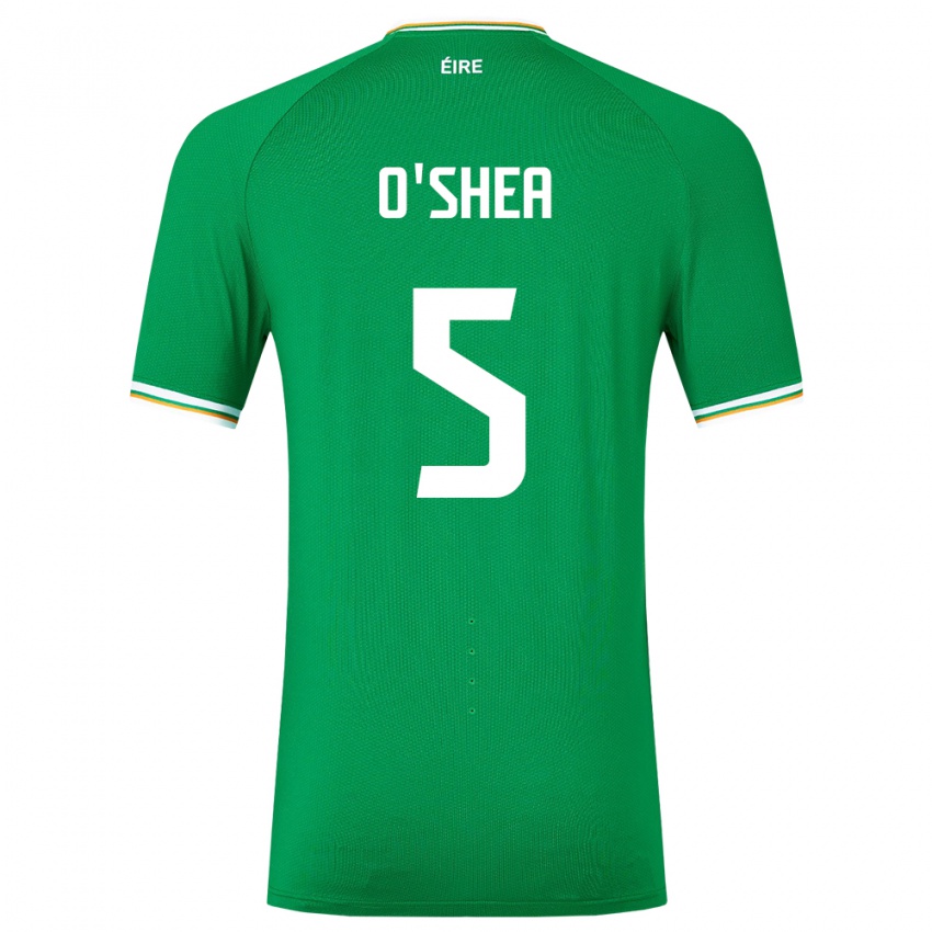Kinder Irische Dara O'shea #5 Grün Heimtrikot Trikot 24-26 T-Shirt