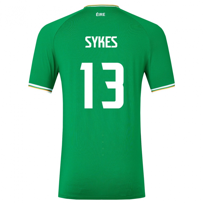 Kinder Irische Mark Sykes #13 Grün Heimtrikot Trikot 24-26 T-Shirt