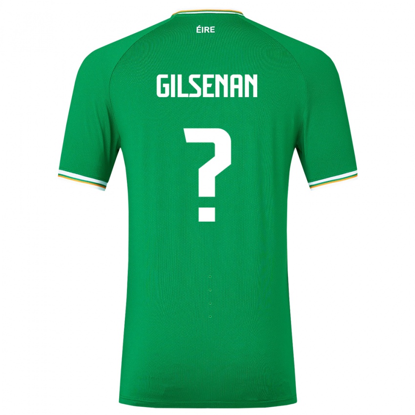 Kinder Irische Zak Gilsenan #0 Grün Heimtrikot Trikot 24-26 T-Shirt