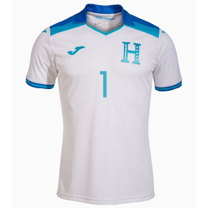 Herren Honduras Harold Fonseca #1 Weiß Heimtrikot Trikot 24-26 T-Shirt