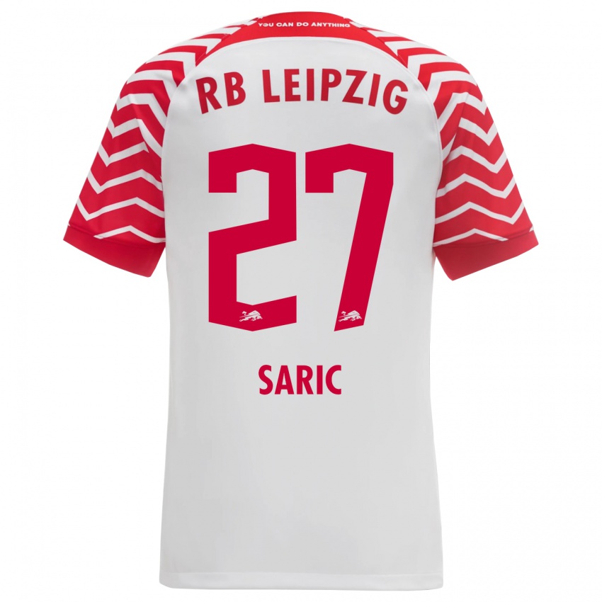 Kinder Lucio Saric #27 Weiß Heimtrikot Trikot 2023/24 T-Shirt