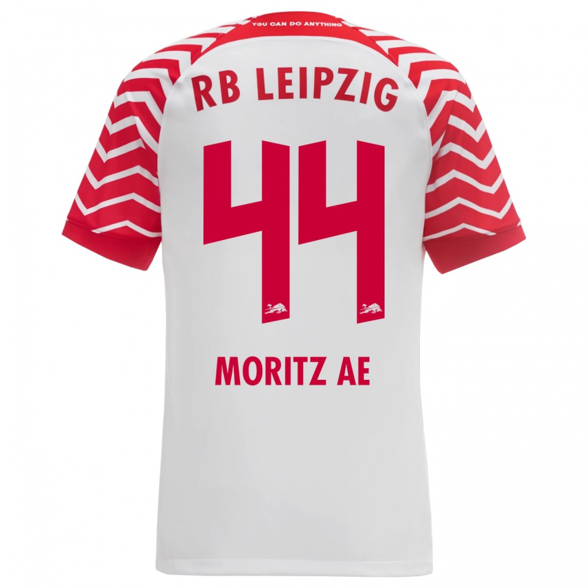 Kinder Moritz Aé #44 Weiß Heimtrikot Trikot 2023/24 T-Shirt