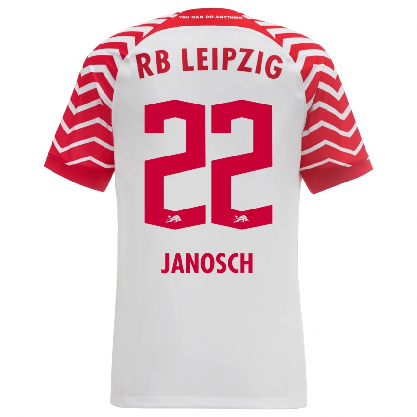Kinder Luca Janosch #22 Weiß Heimtrikot Trikot 2023/24 T-Shirt