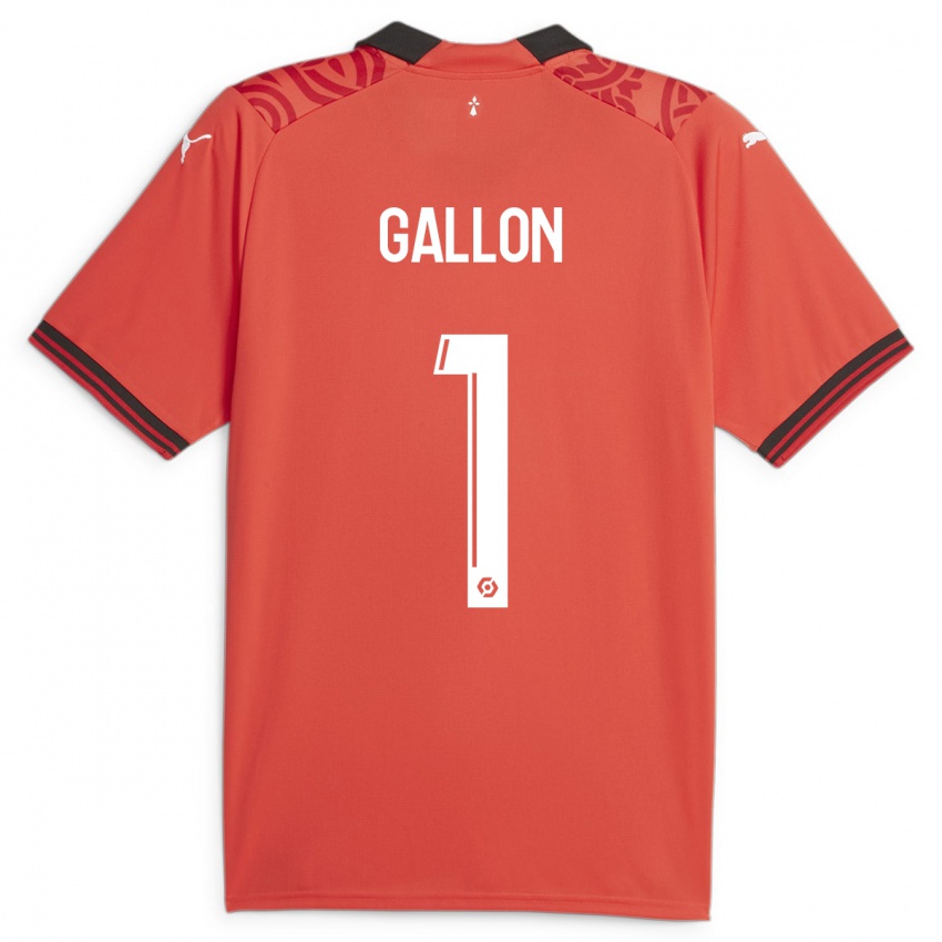 Kinder Gauthier Gallon #1 Rot Heimtrikot Trikot 2023/24 T-Shirt