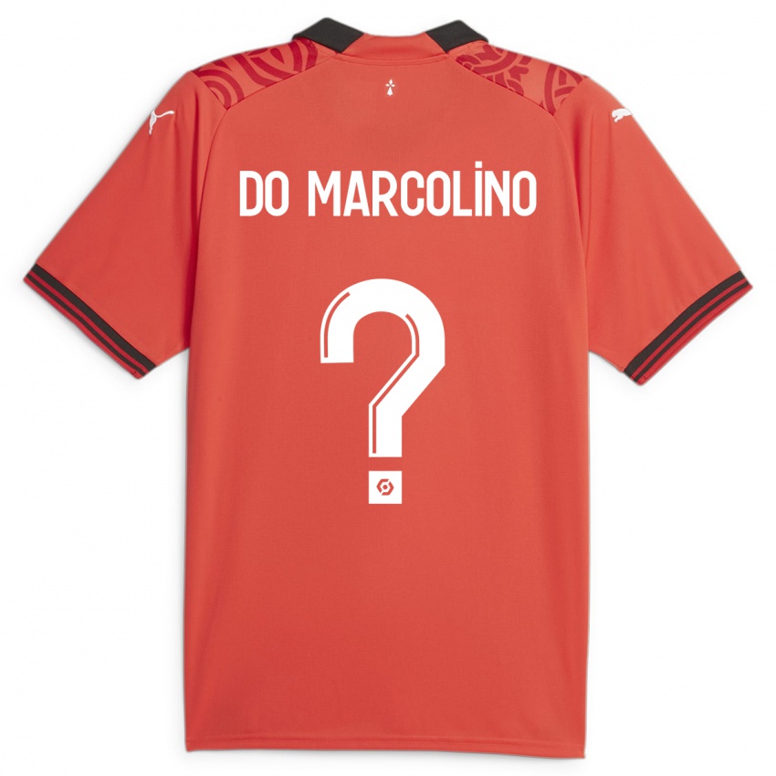 Kinder Arsène Do Marcolino #0 Rot Heimtrikot Trikot 2023/24 T-Shirt