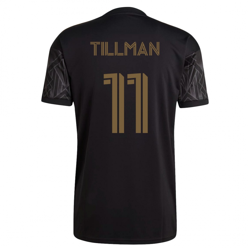 Kinder Timothy Tillman #11 Schwarz Heimtrikot Trikot 2023/24 T-Shirt