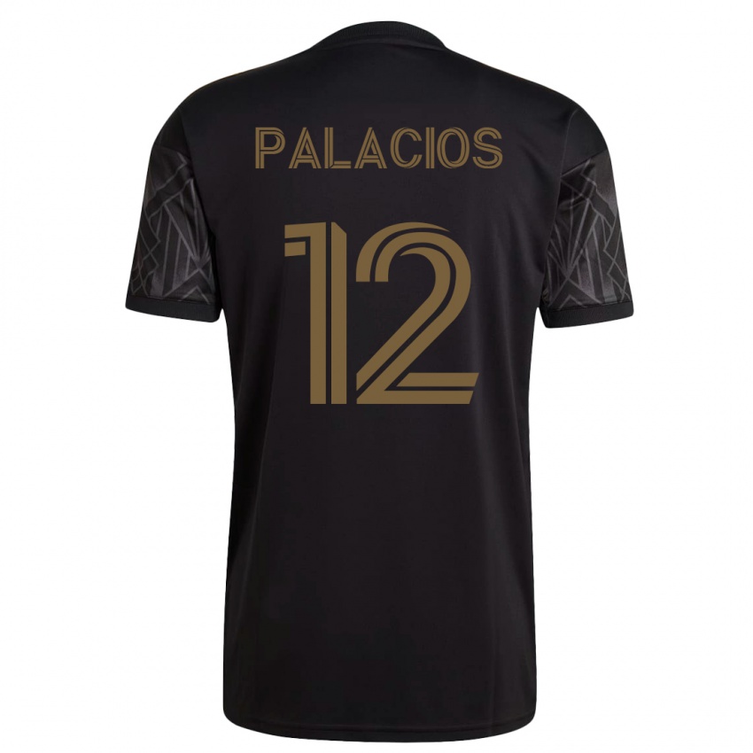 Kinder Diego Palacios #12 Schwarz Heimtrikot Trikot 2023/24 T-Shirt