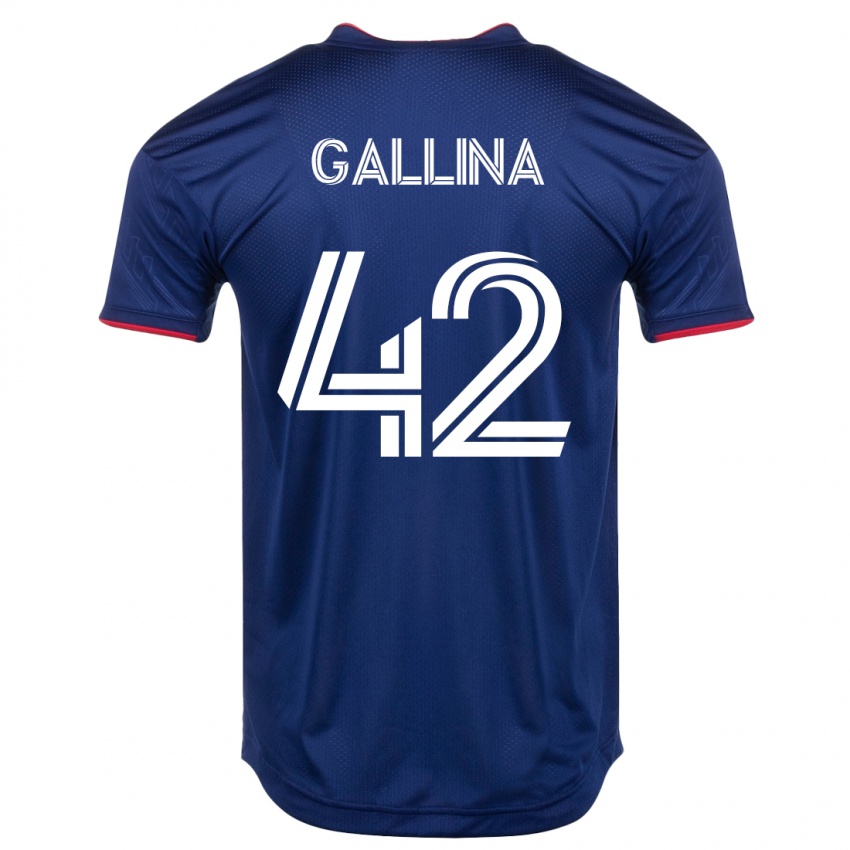 Kinder Henrique Gallina #42 Marine Heimtrikot Trikot 2023/24 T-Shirt