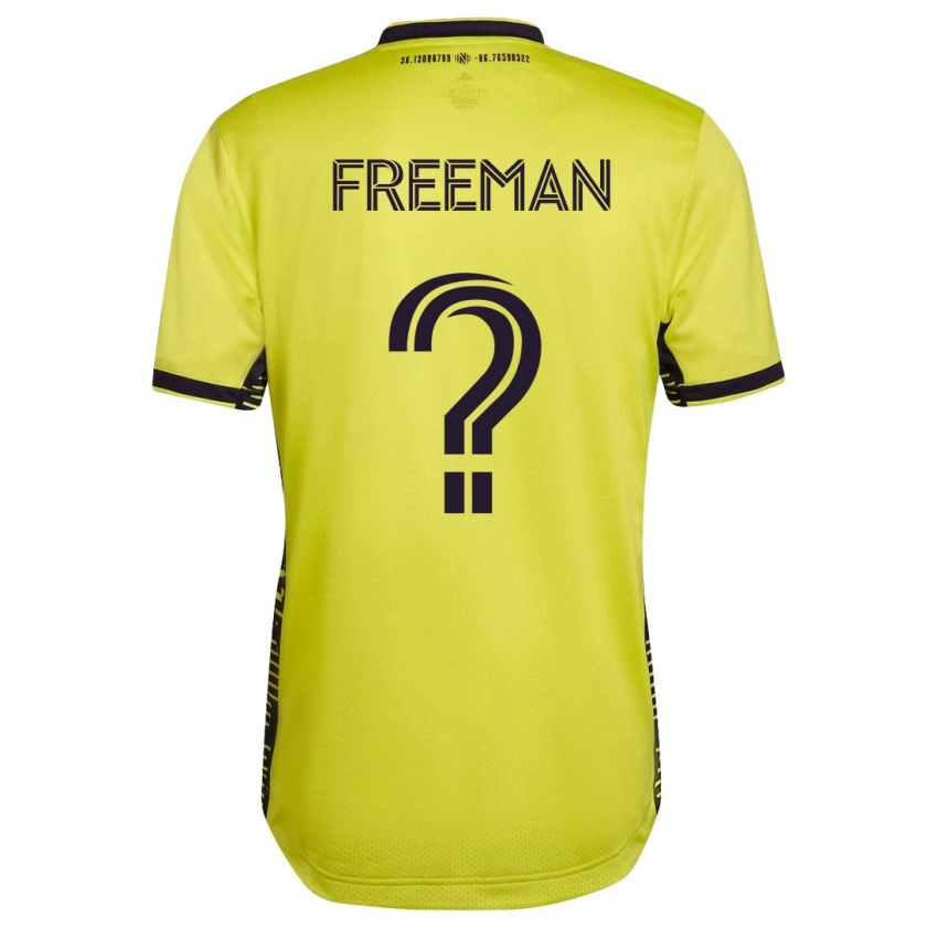 Kinder Tyler Freeman #0 Gelb Heimtrikot Trikot 2023/24 T-Shirt