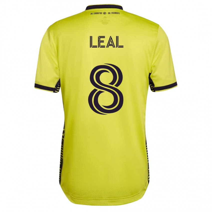 Kinder Randall Leal #8 Gelb Heimtrikot Trikot 2023/24 T-Shirt
