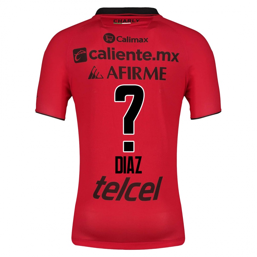 Kinder Benny Díaz #0 Rot Heimtrikot Trikot 2023/24 T-Shirt