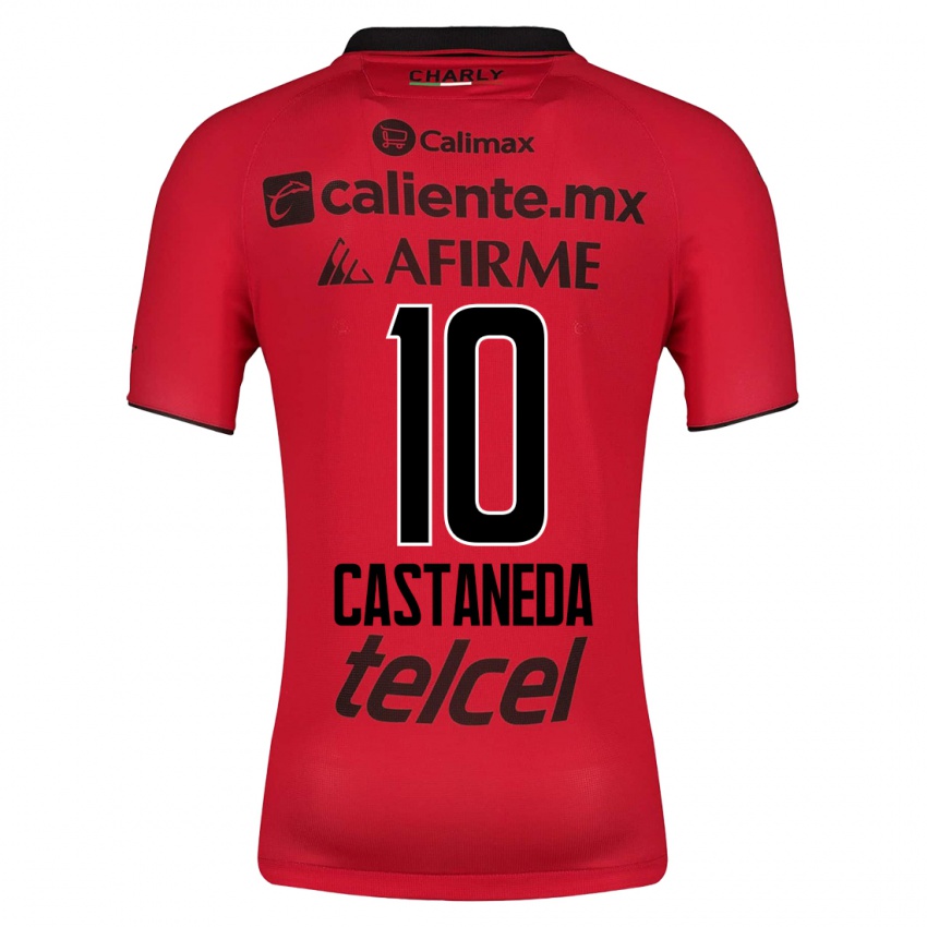 Kinder Kevin Castañeda #10 Rot Heimtrikot Trikot 2023/24 T-Shirt