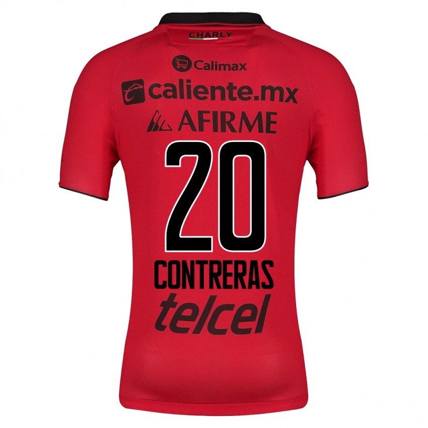 Kinder Francisco Contreras #20 Rot Heimtrikot Trikot 2023/24 T-Shirt