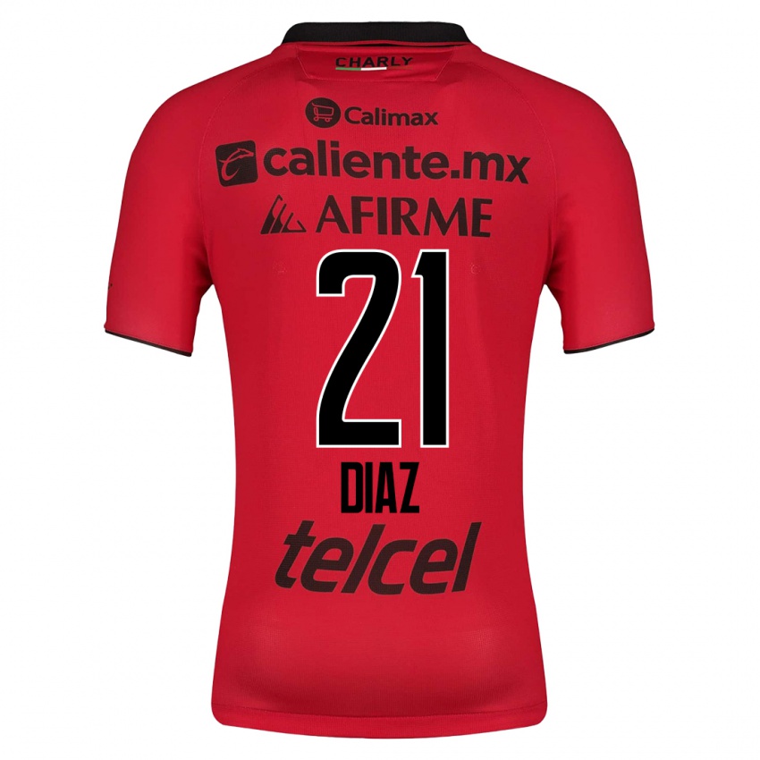 Kinder Ricardo Díaz #21 Rot Heimtrikot Trikot 2023/24 T-Shirt