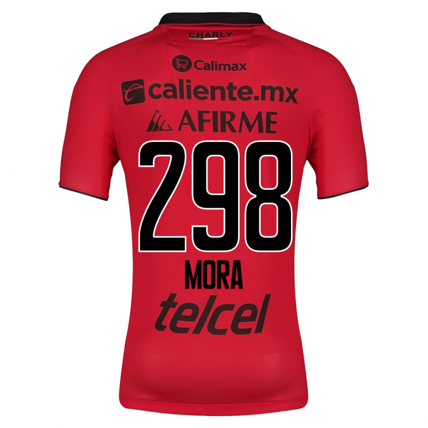 Kinder Gilberto Mora #298 Rot Heimtrikot Trikot 2023/24 T-Shirt