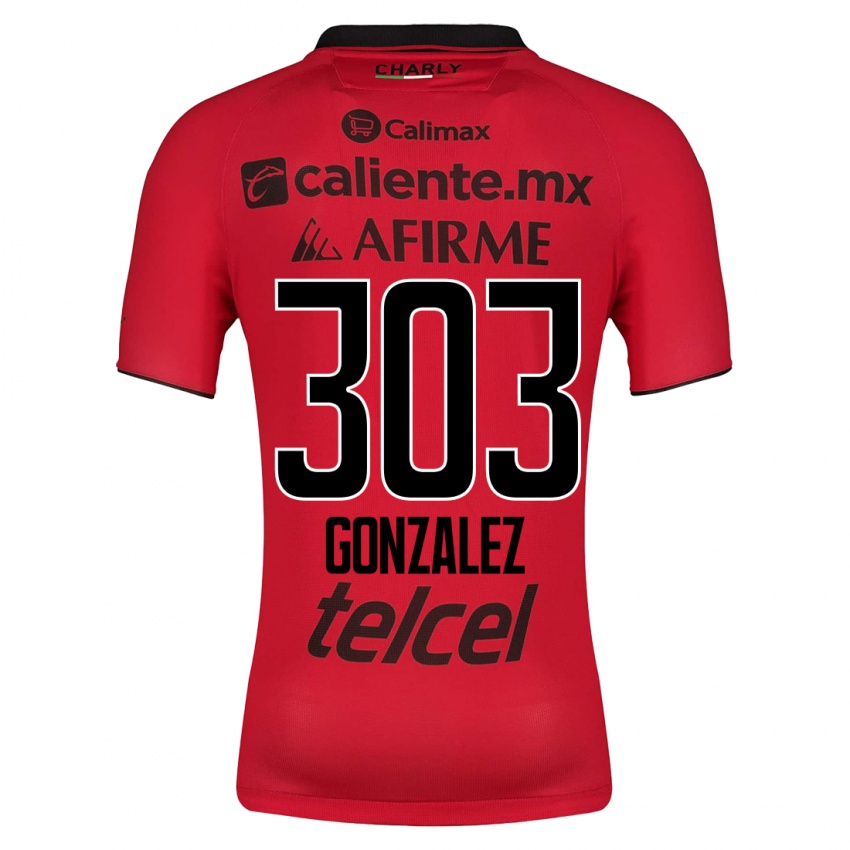 Kinder Osmar González #303 Rot Heimtrikot Trikot 2023/24 T-Shirt
