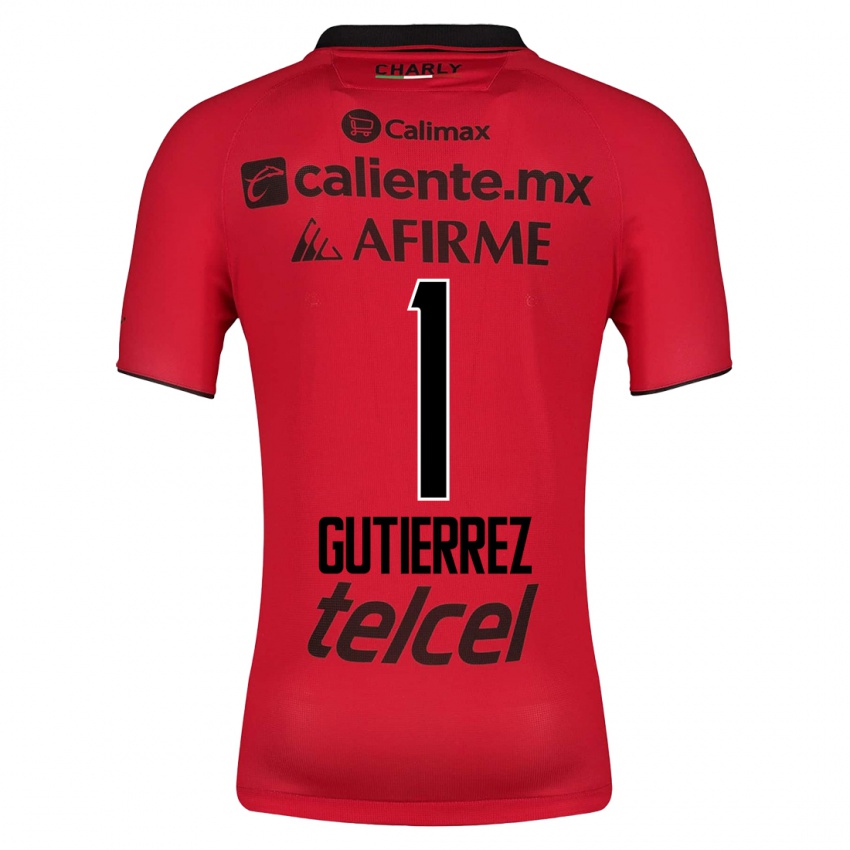 Kinder Alejandra Gutiérrez #1 Rot Heimtrikot Trikot 2023/24 T-Shirt