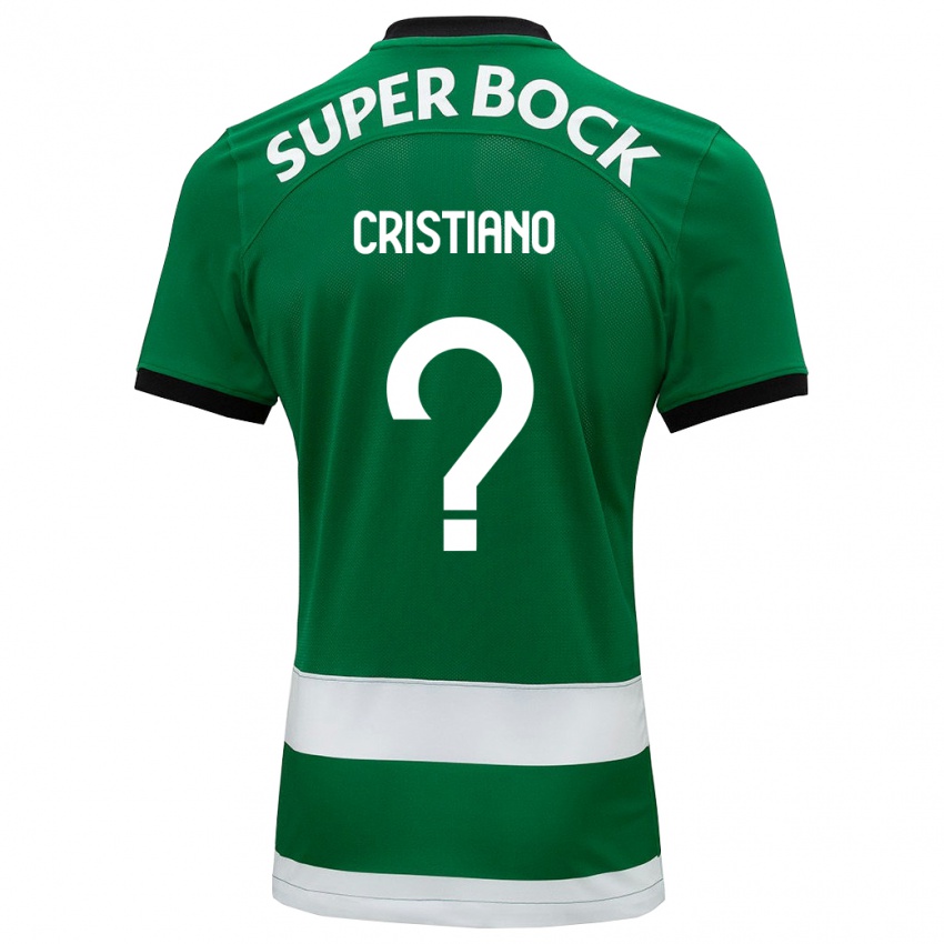 Kinder José Cristiano #0 Grün Heimtrikot Trikot 2023/24 T-Shirt