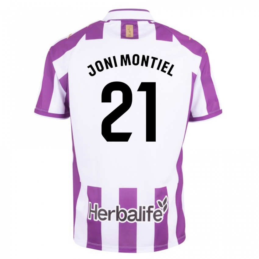 Kinder Joni Montiel #21 Lila Heimtrikot Trikot 2023/24 T-Shirt