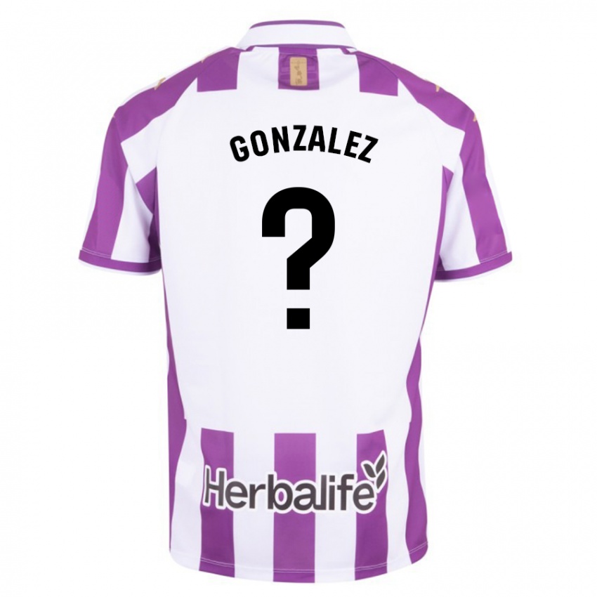Kinder Santi González #0 Lila Heimtrikot Trikot 2023/24 T-Shirt